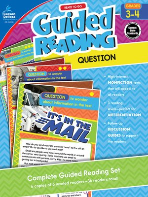 cover image of Ready to Go Guided Reading: Question, Grades 3--4